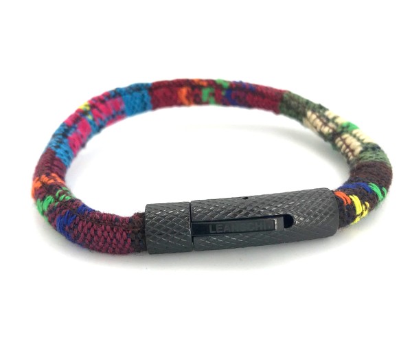 BRRL-1118 | MC ROPE Wristband multicolors (LADIES' size)