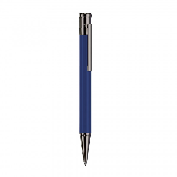 Kugelschreiber mit Ruthenium Beschichtung und blau-lackiert von Otto Hutt